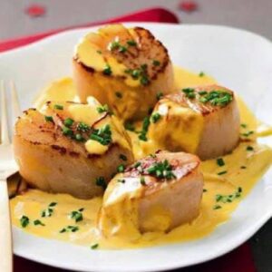 Saint-Jacques au safran