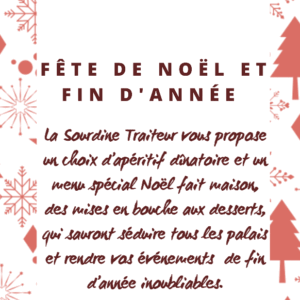 Apéritif dinatoire spécial Noël (7-8 pers)
