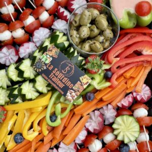 Plateau de dips et 2 sauces